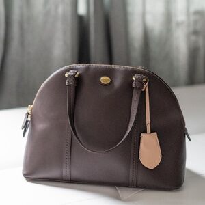 Coach Domed Satchel Brown